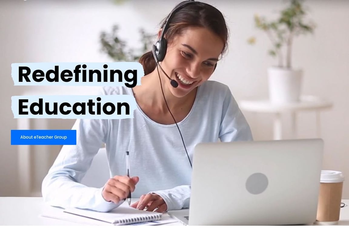 eTeacher Group homepage