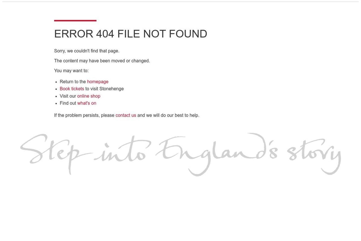 English Heritage – Membership homepage