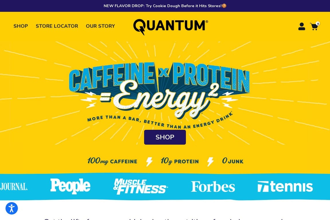 Curated Healthy Energy Foods, Inc. homepage