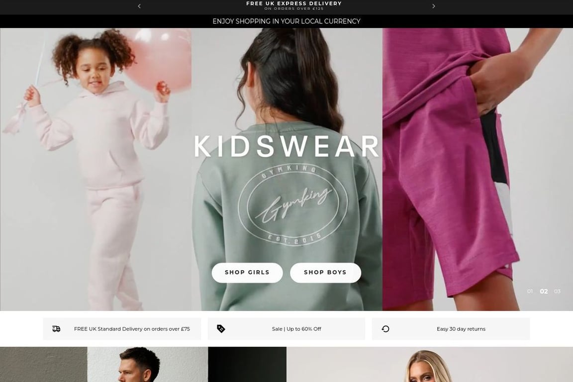 The Gym King Ltd homepage