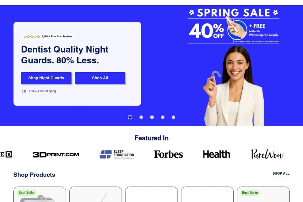 Cheeky homepage