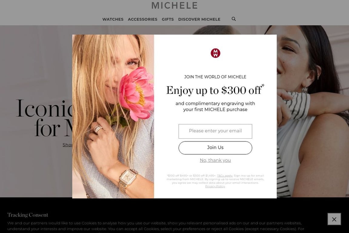 Michele Watches homepage