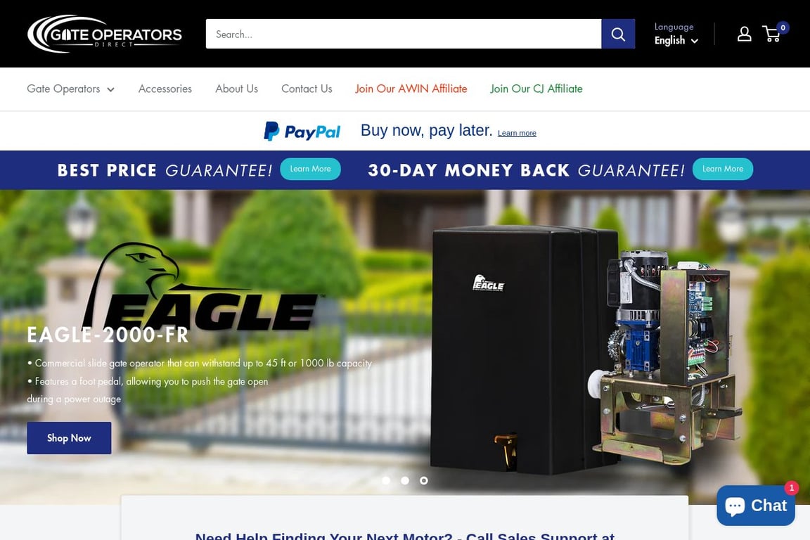 Gate Operators Direct homepage