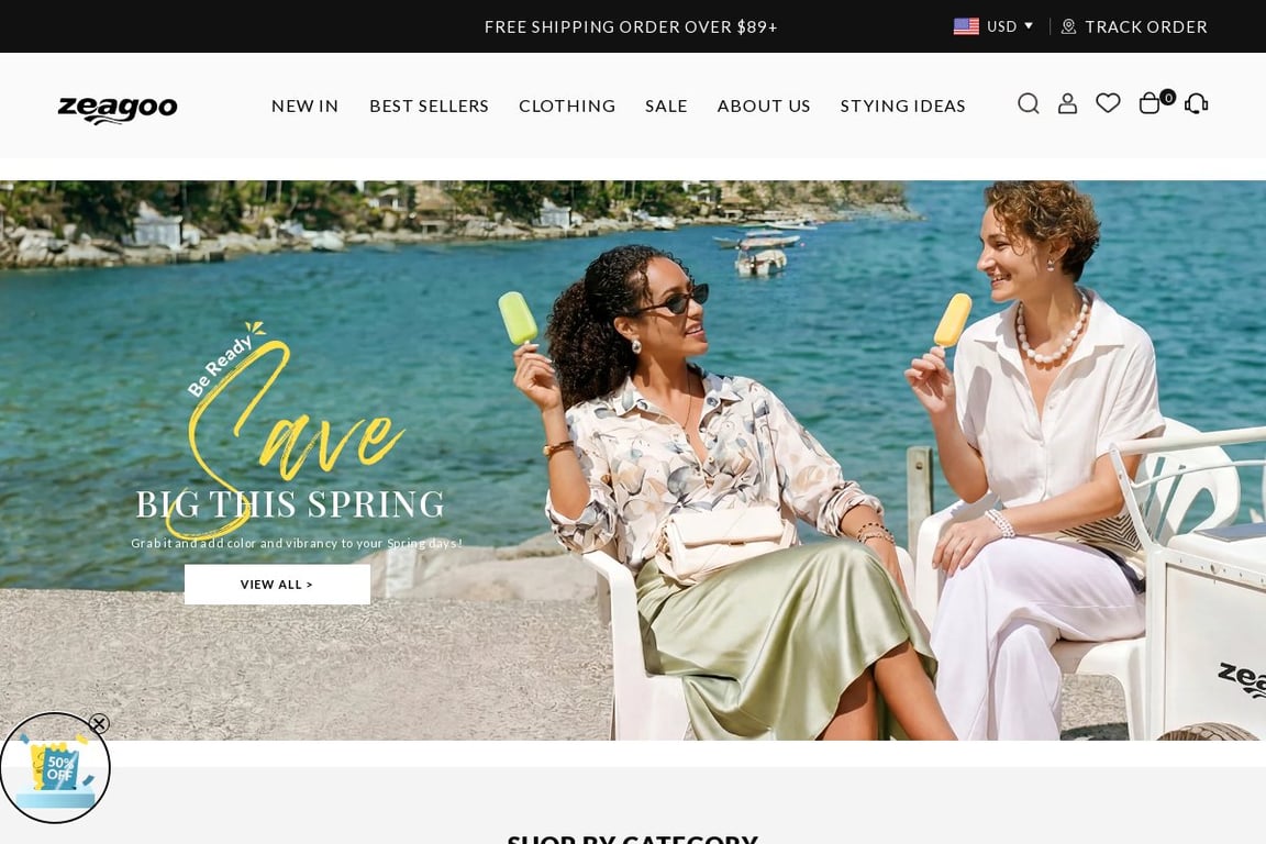 ZEAGOO homepage