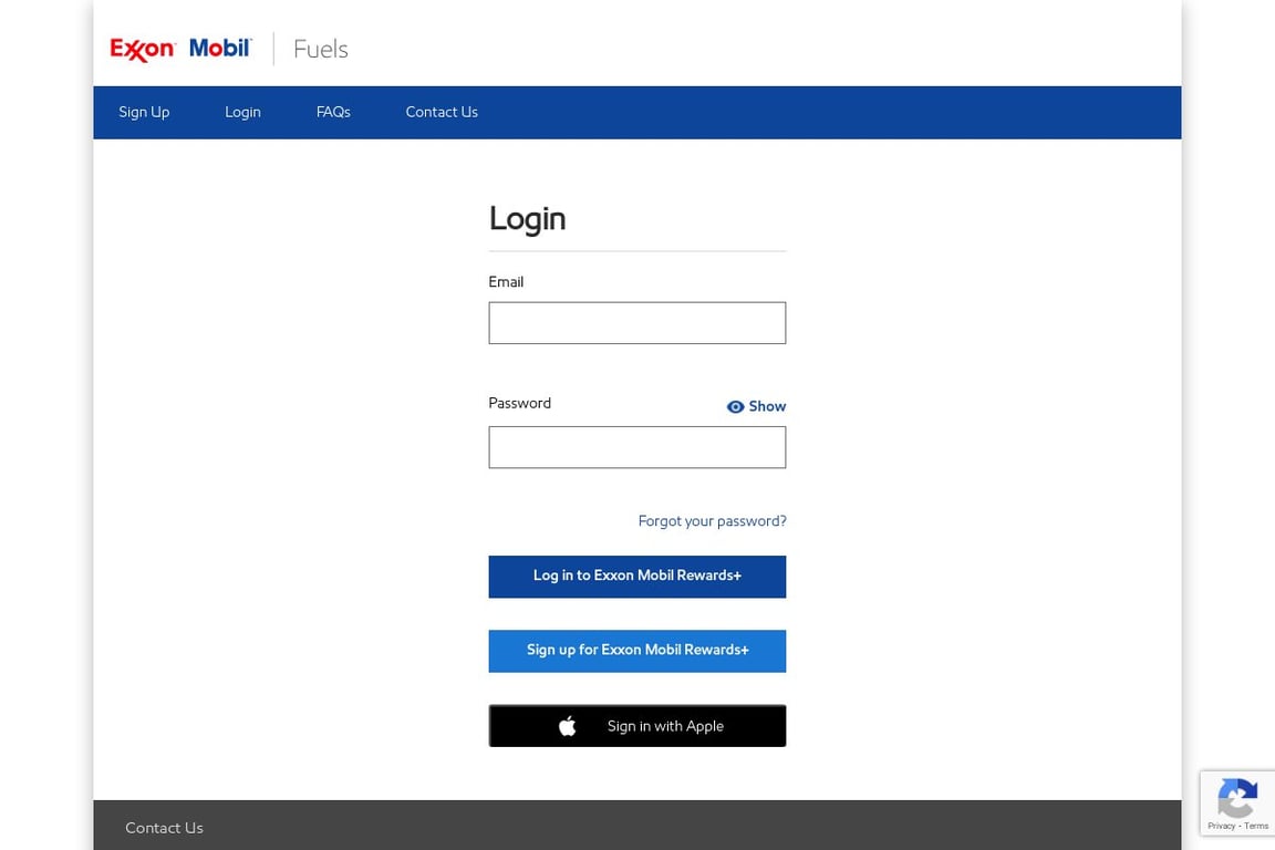 ExxonMobil homepage