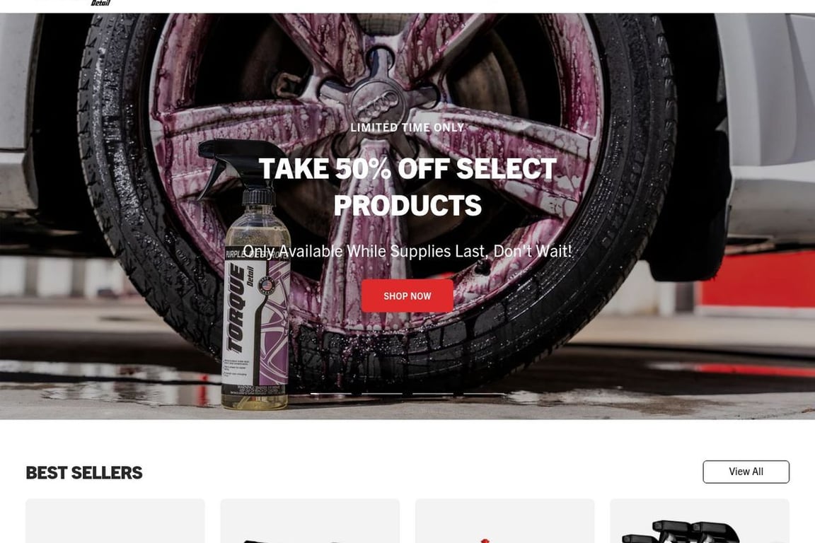 Torque Detail homepage