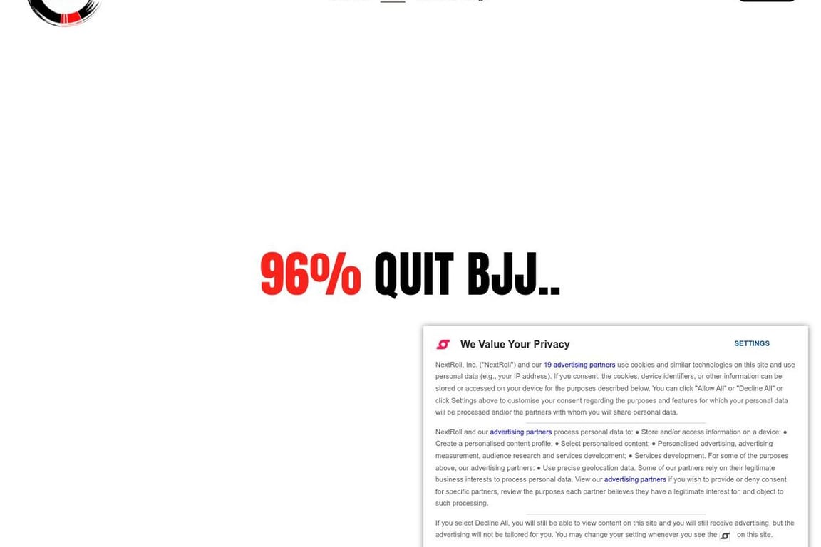 Yoga for BJJ homepage