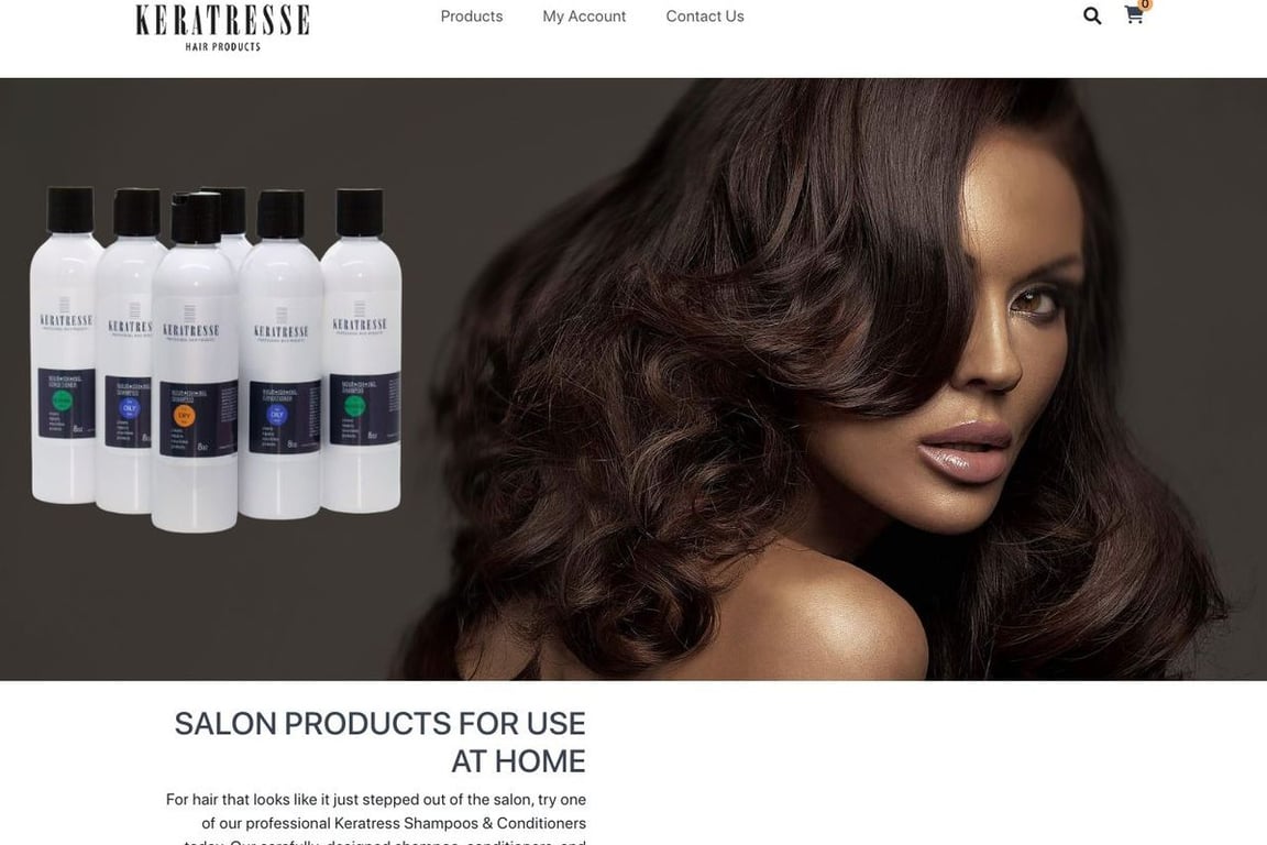 Keratresse homepage