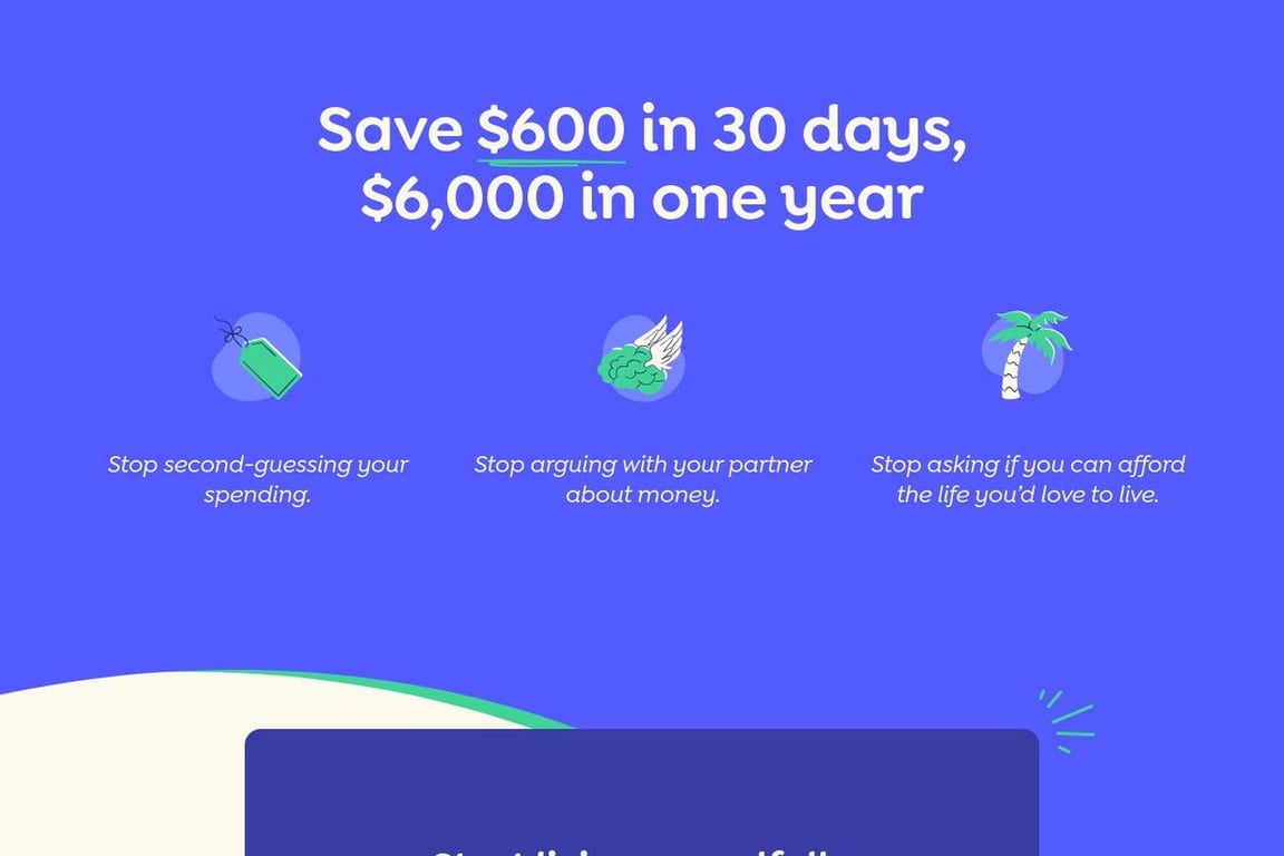 You Need a Budget (YNAB) affiliate program signup page