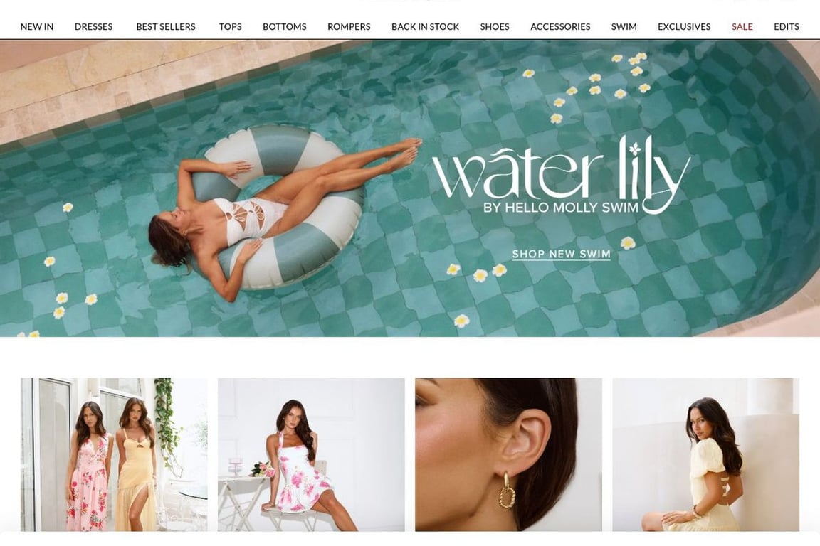 HelloMolly (US) homepage