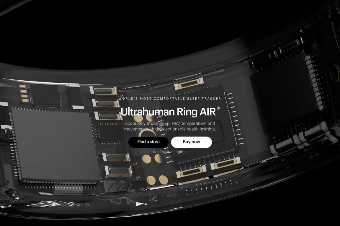 Ultrahuman homepage