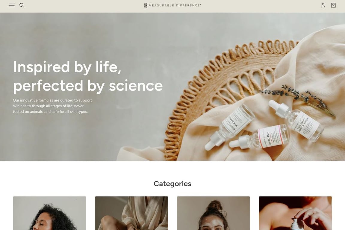 Measurable Difference homepage