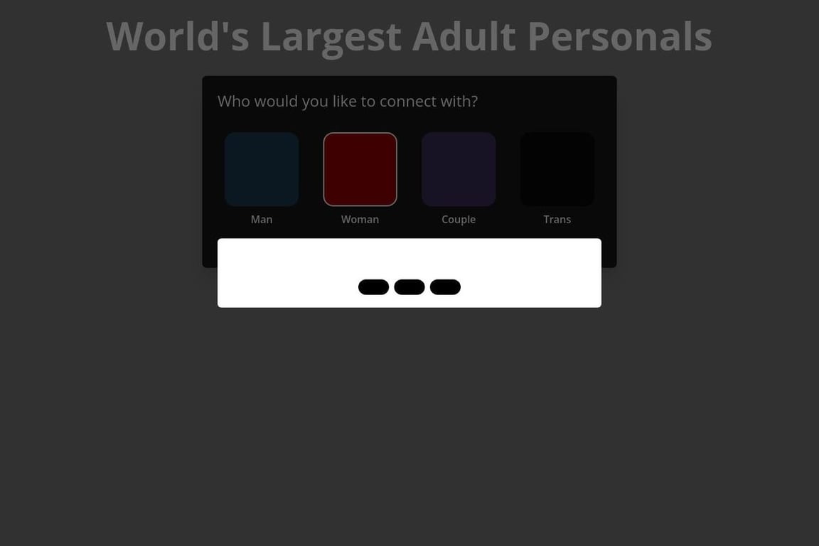 Adult FriendFinder homepage