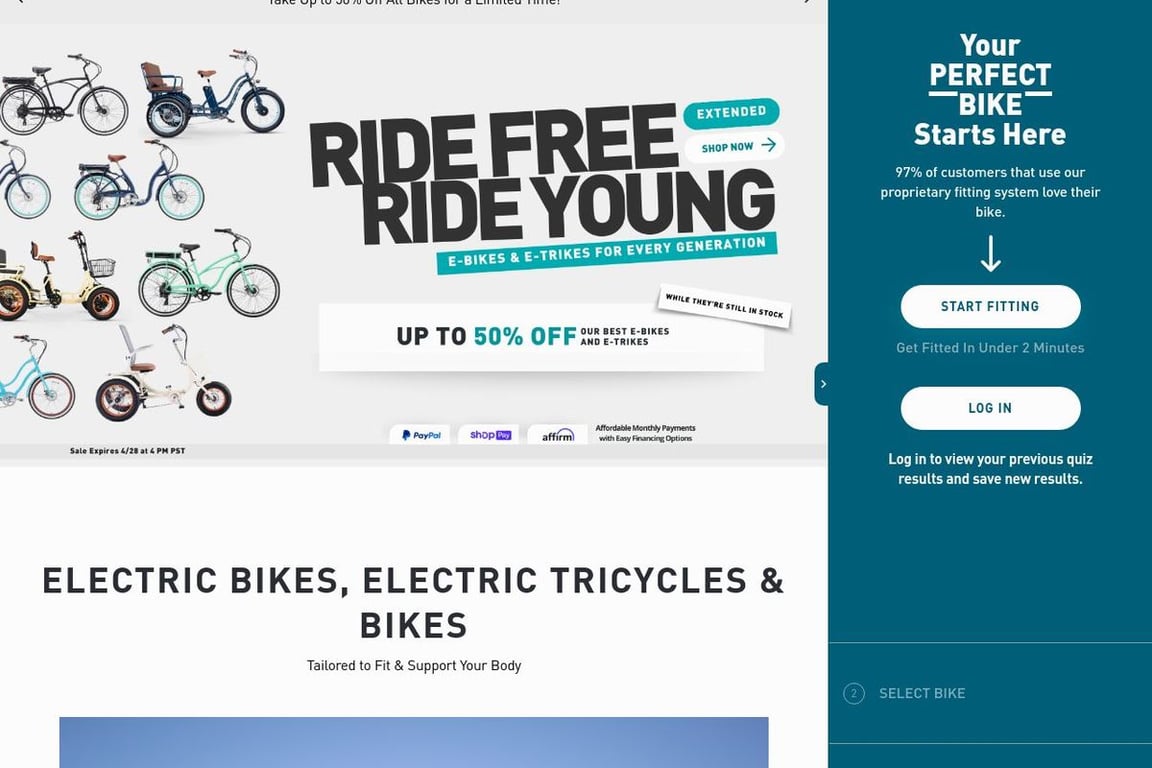 Sixthreezero Bicycle Co. Preferred homepage