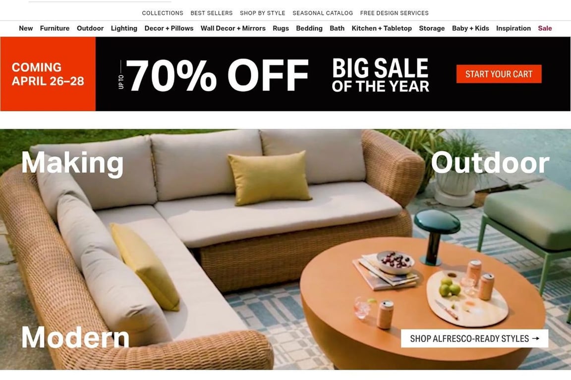 AllModern Professional homepage
