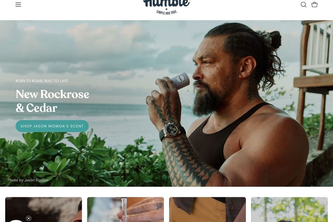 Humble Brands homepage