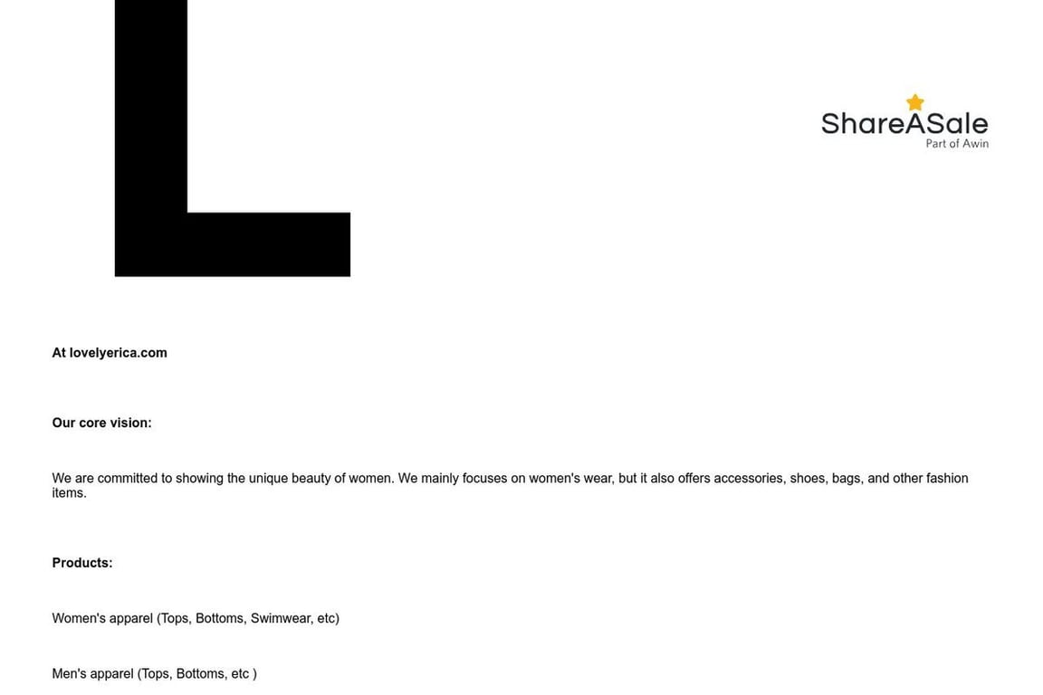 Lovelyerica affiliate program signup page