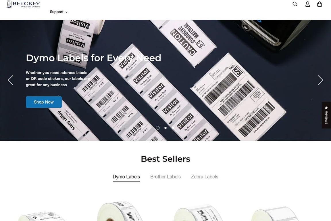 Betckey homepage