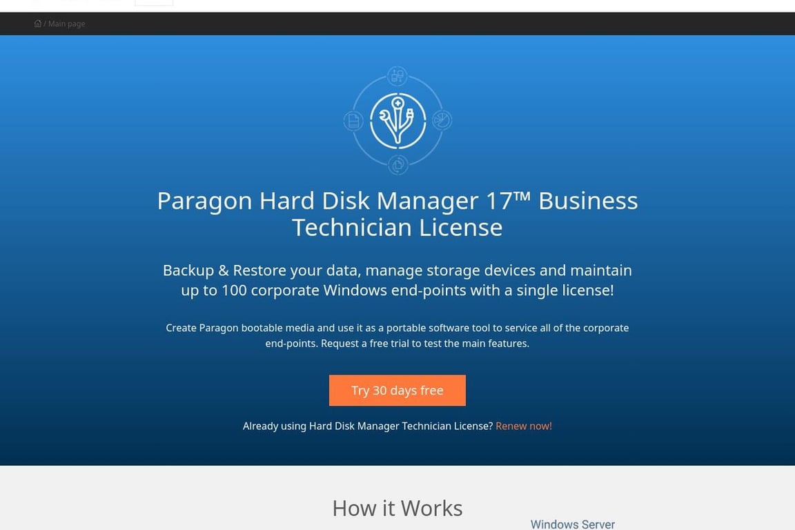 Paragon Software Group homepage