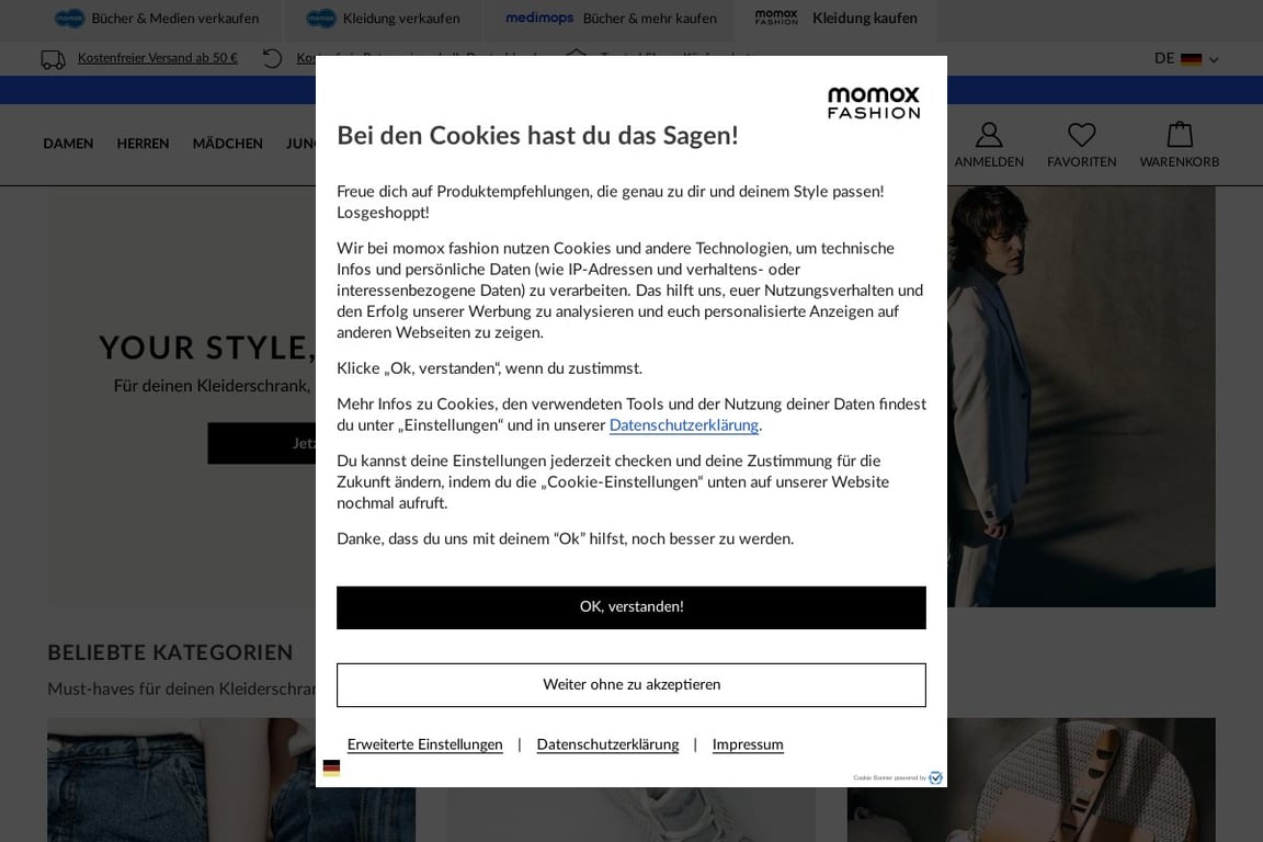 Ubup DE homepage
