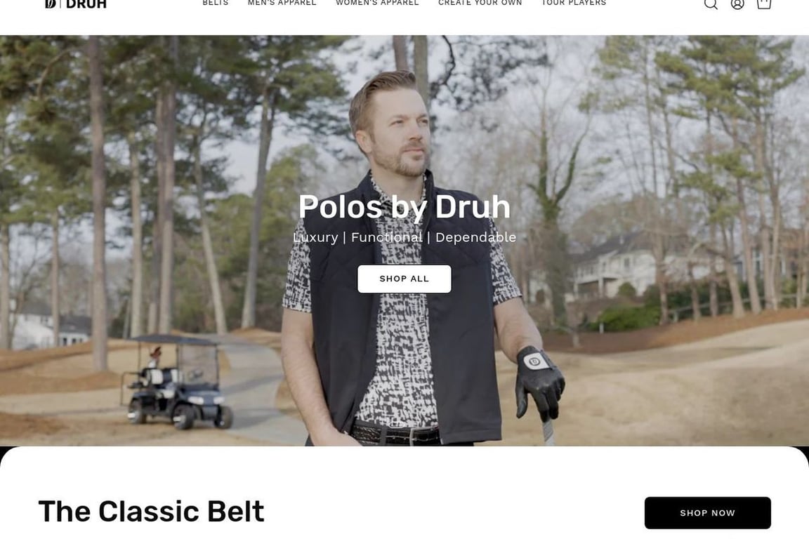 Druh Belts homepage