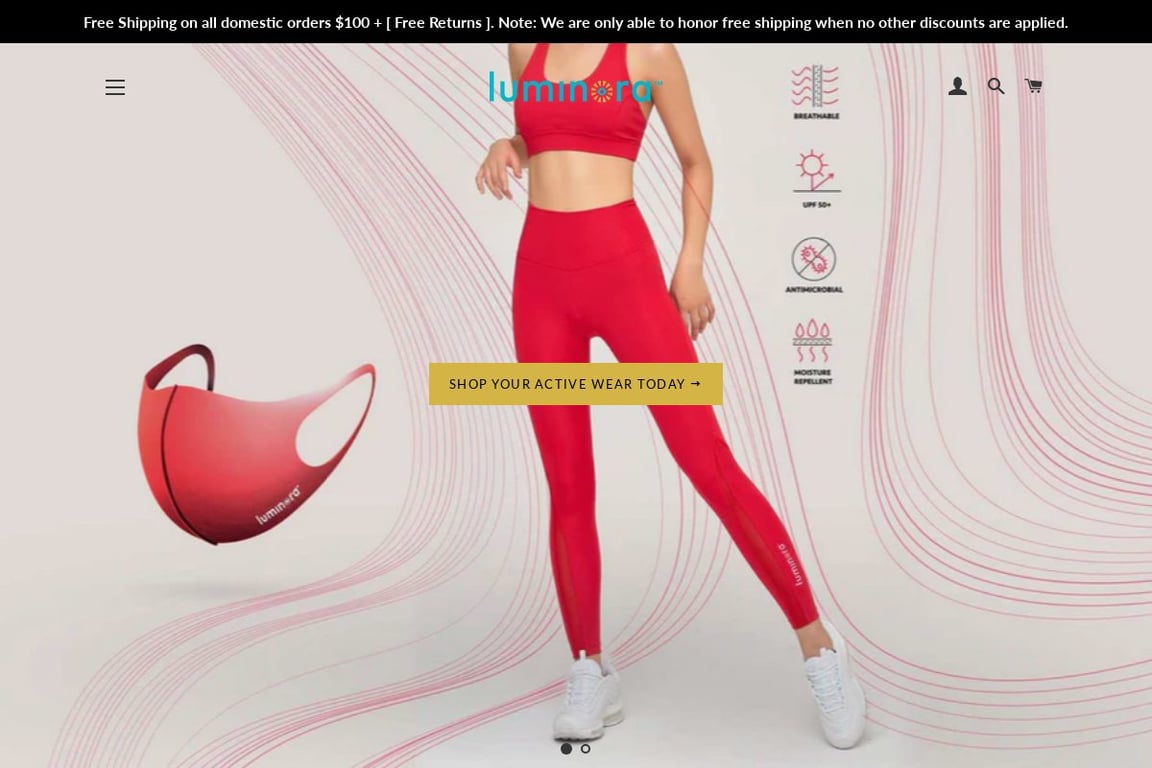 Luminora homepage