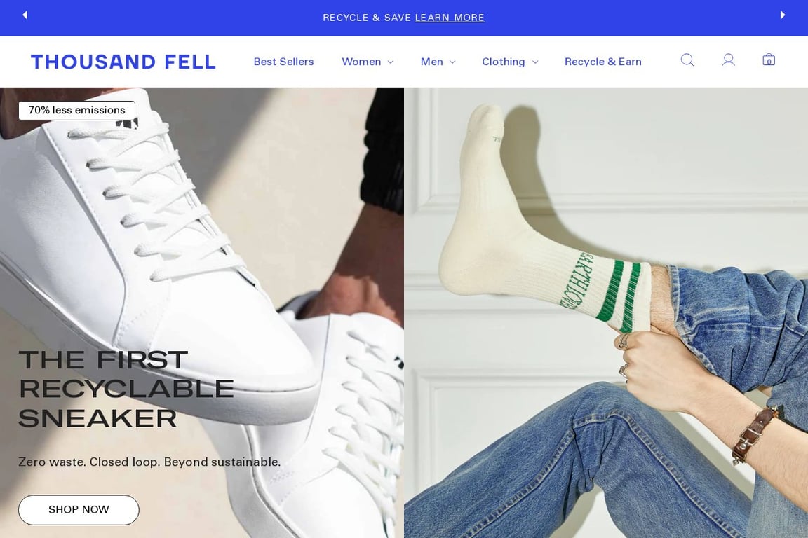 Thousand Fell homepage