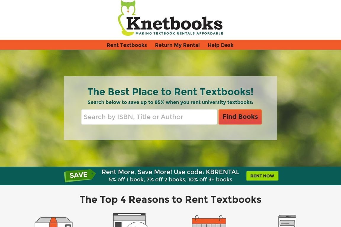 Knetbooks homepage