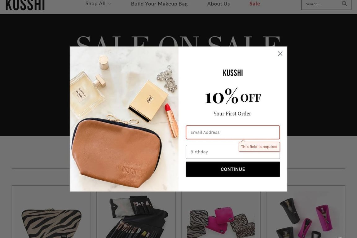 KUSSHI homepage