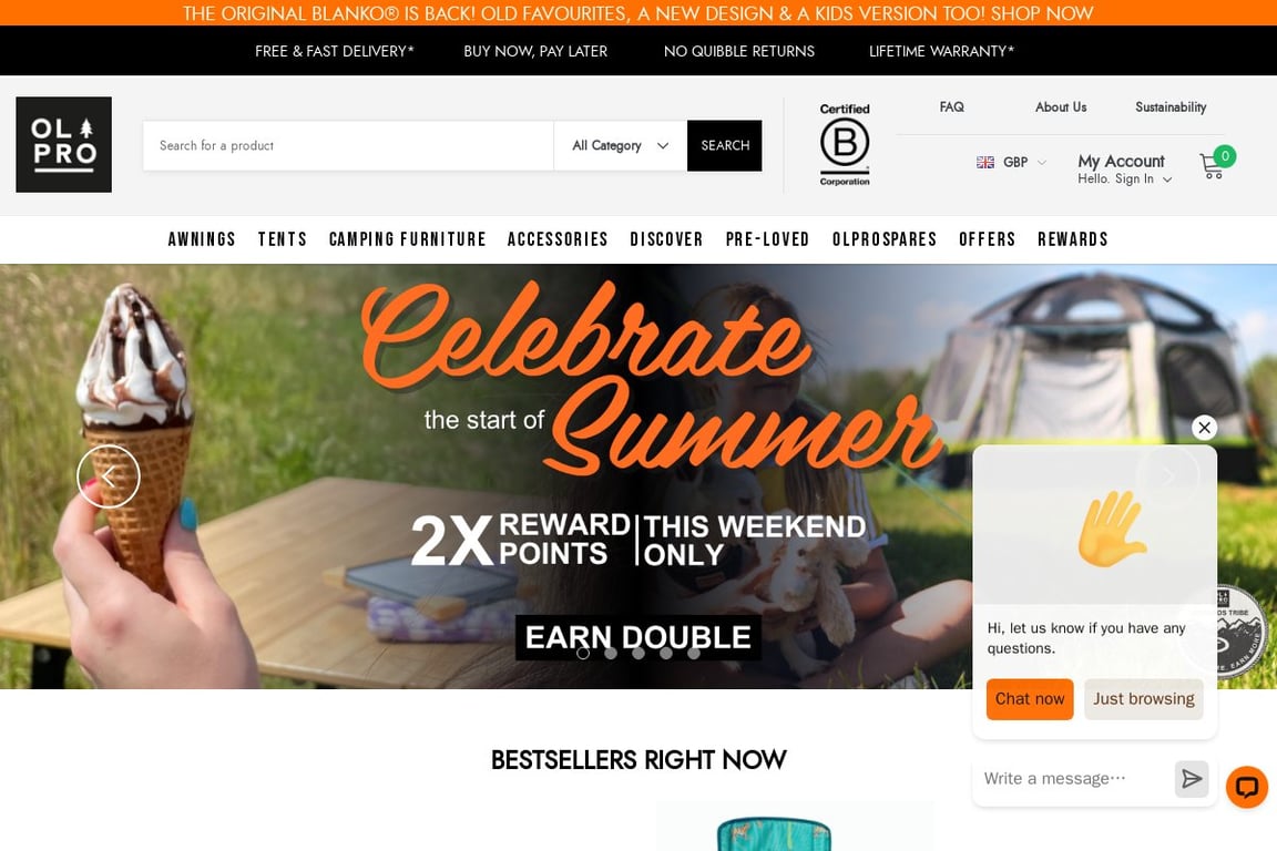 OLPRO homepage