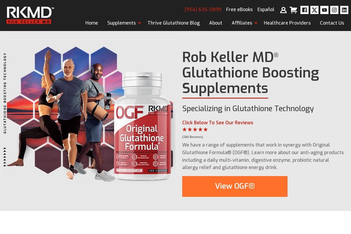 RobKellerMD.com homepage