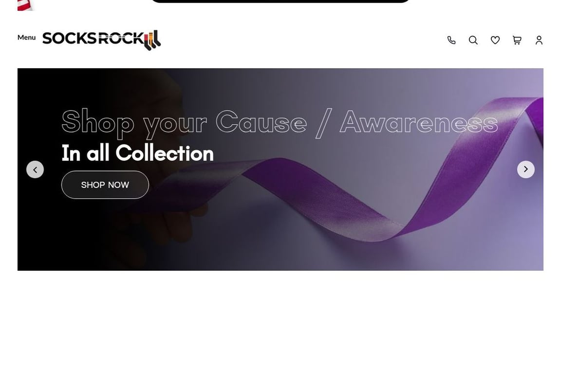 Socks Rock homepage