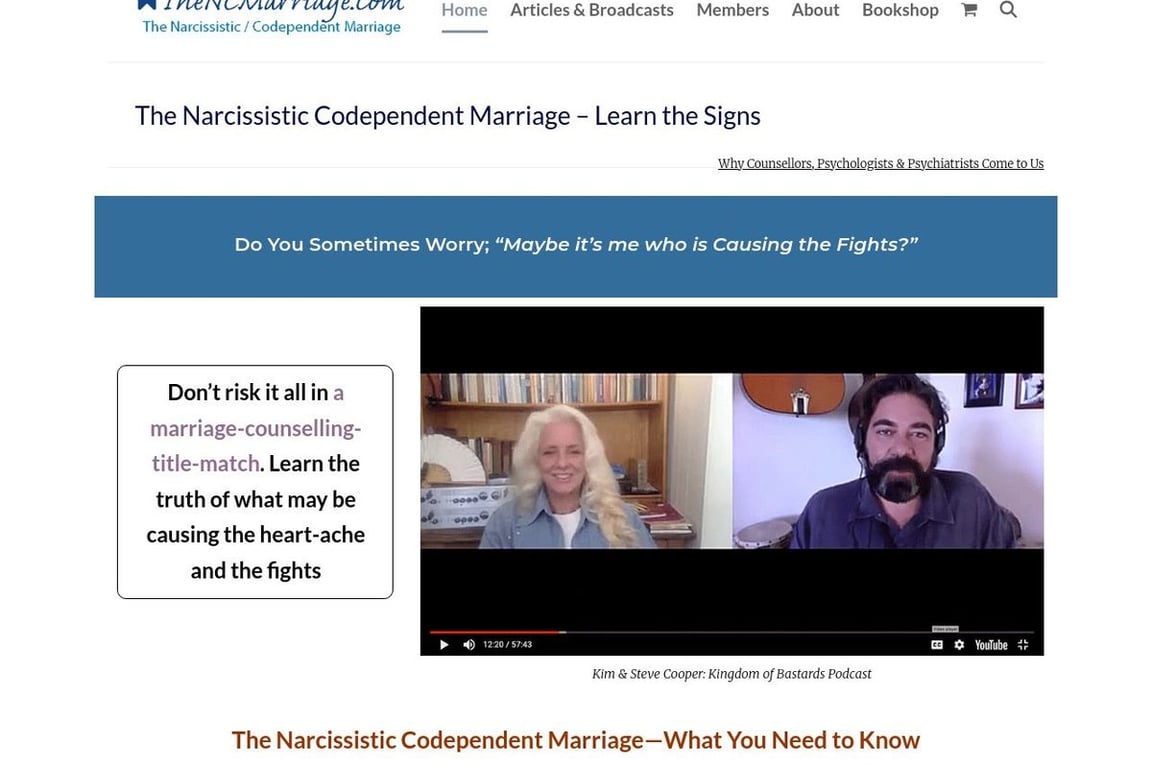 The Love Safety Net homepage