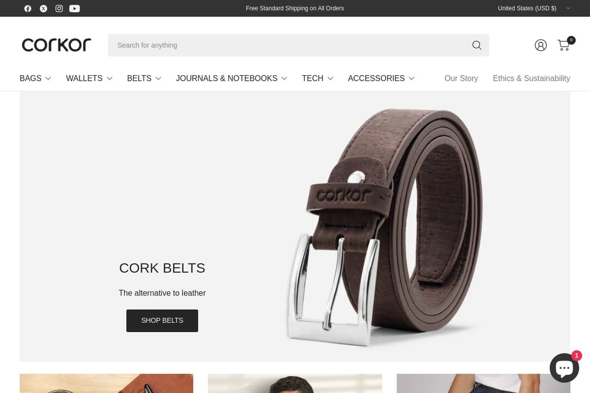 Corkor homepage