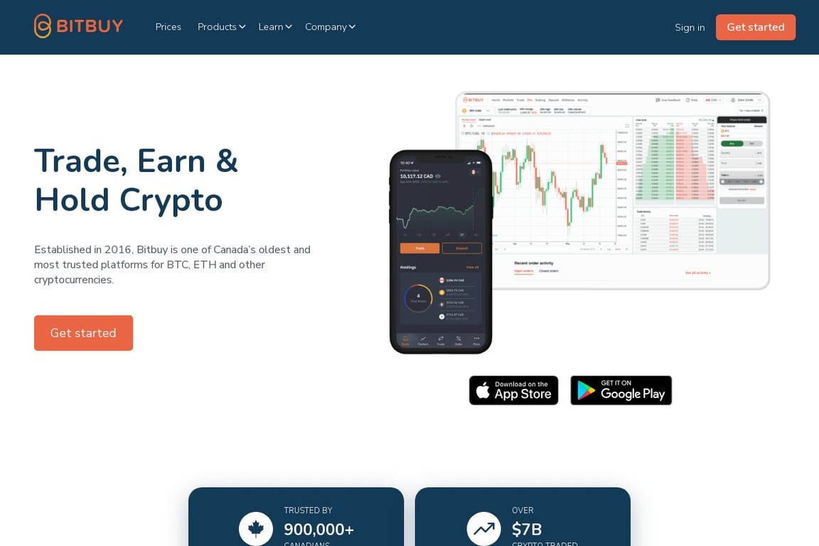 CoinSmart homepage