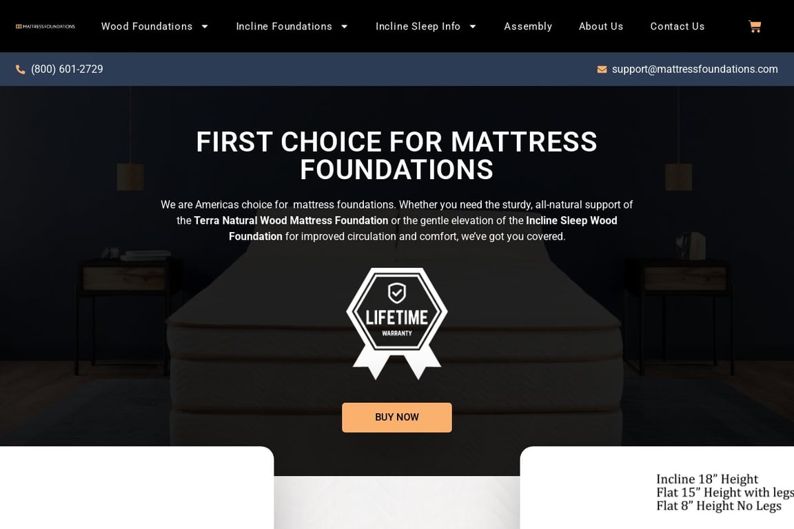 U.S. Box Spring homepage