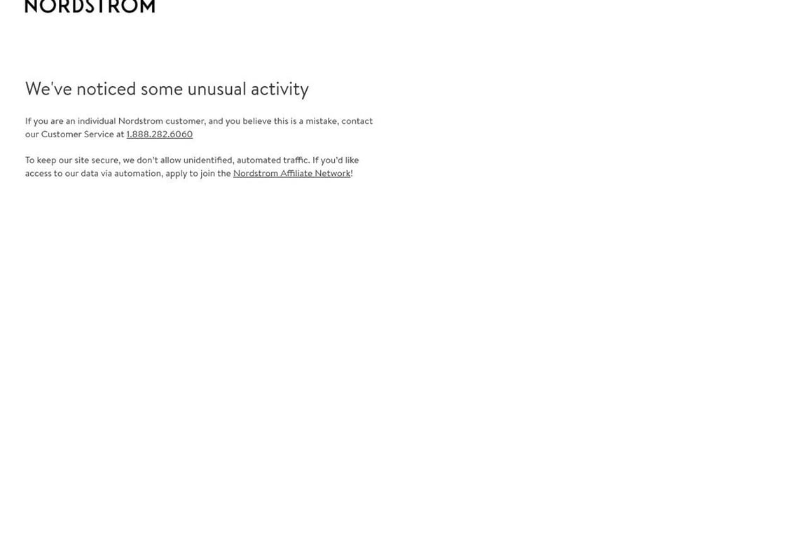 Nordstrom homepage