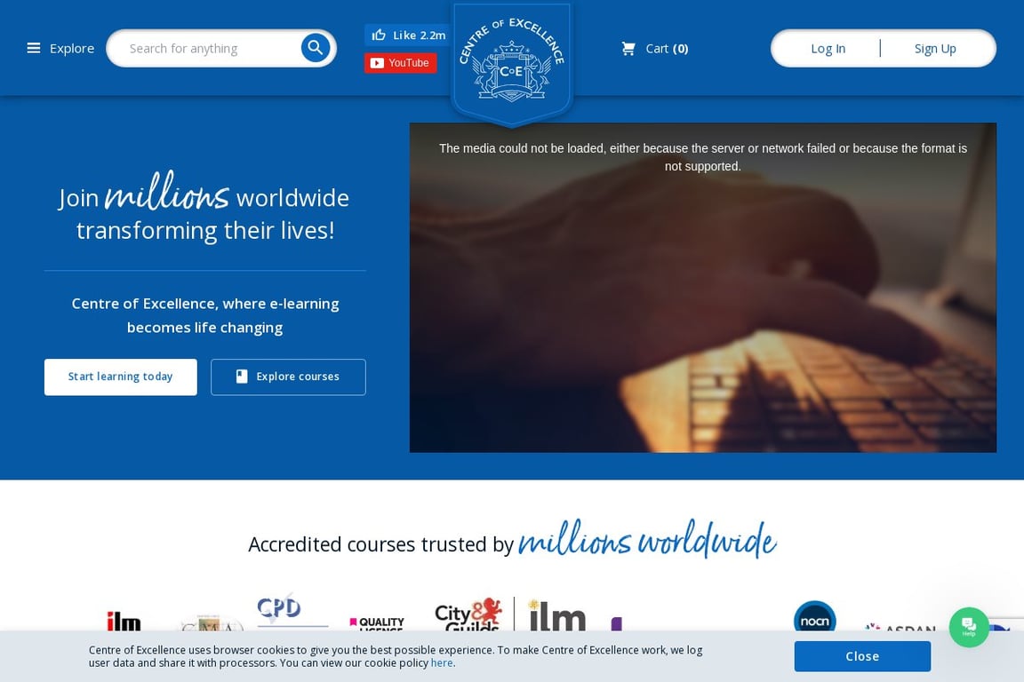 Centre of Excellence homepage