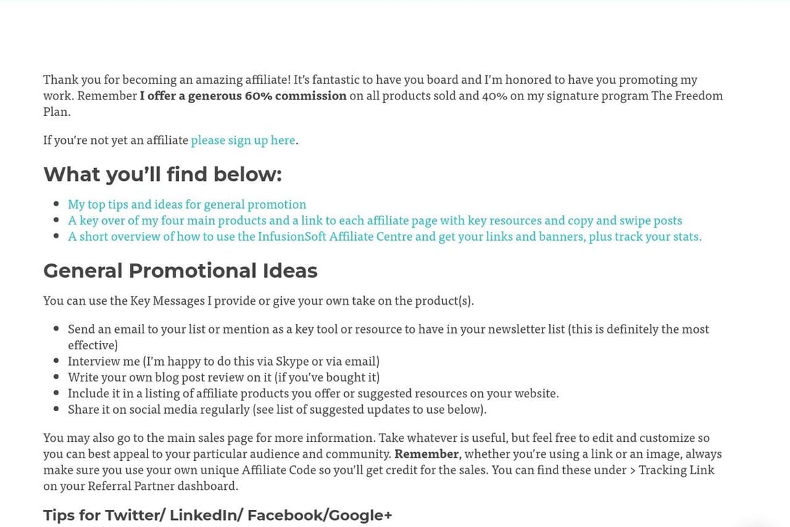 The Suitcase Entrepreneur affiliate program signup page