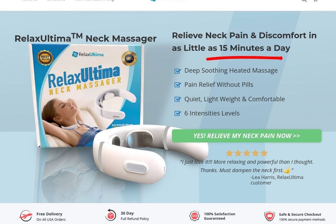 RelaxUltima homepage