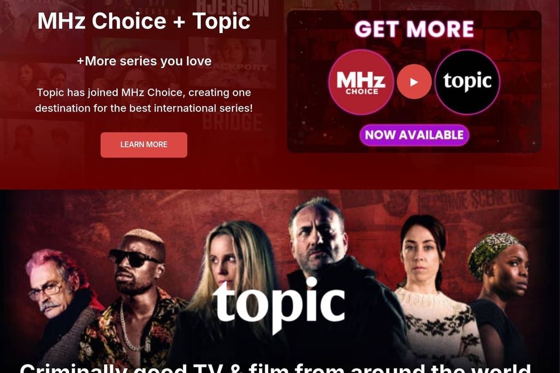 Topic homepage