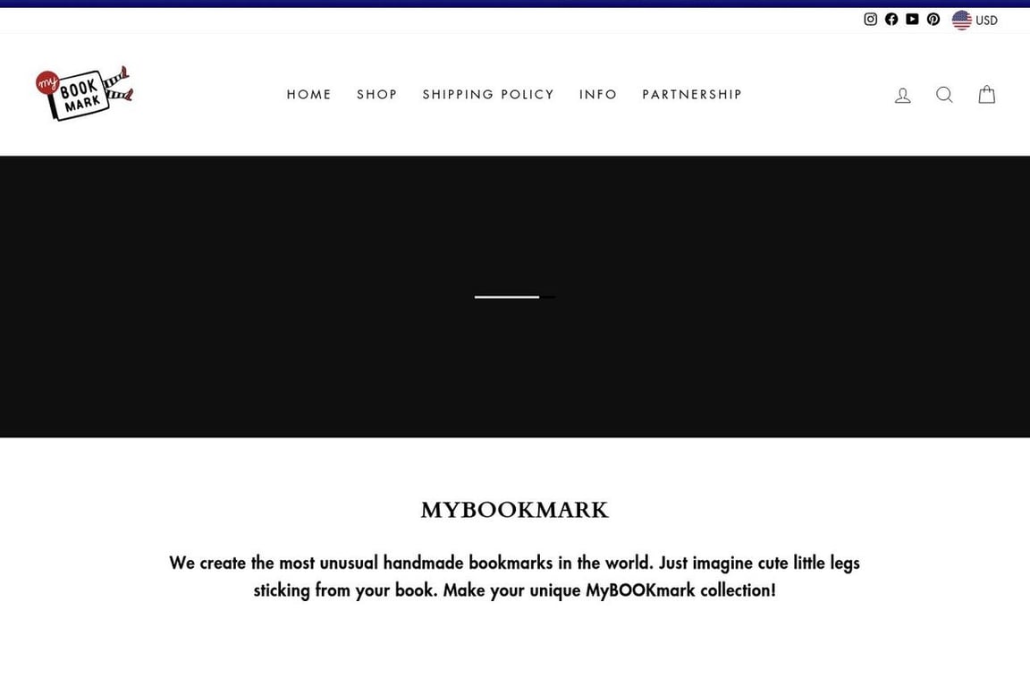 MyBookmark homepage