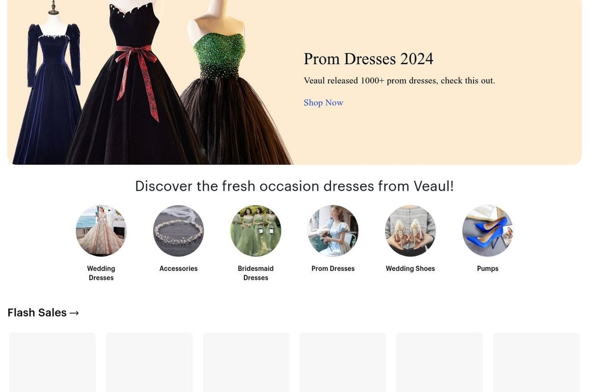 Veaul homepage