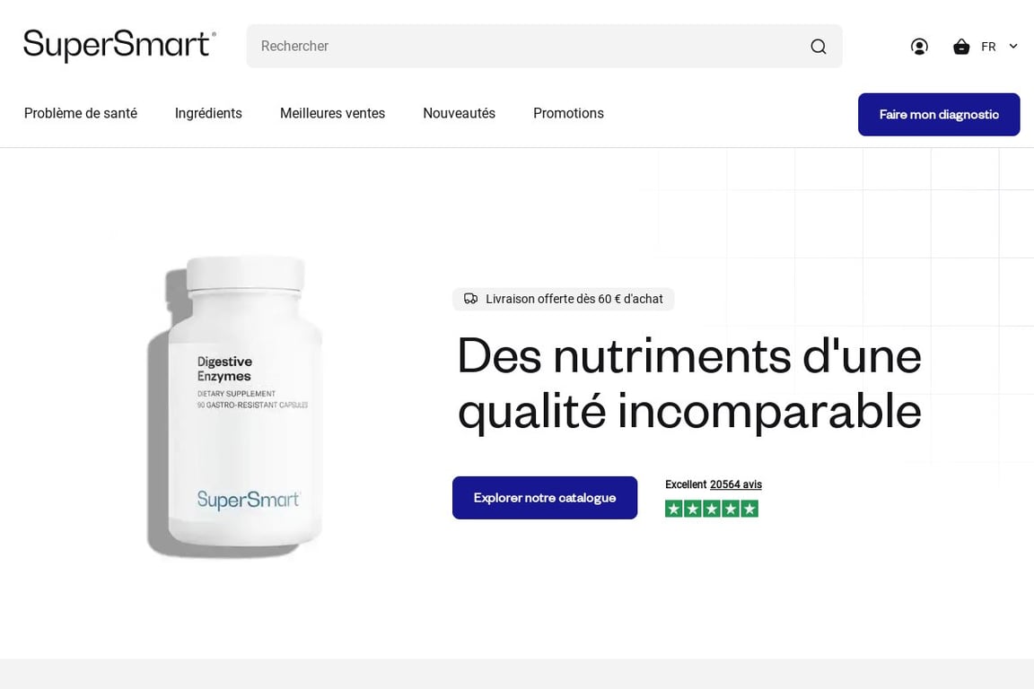 SuperSmart UK homepage