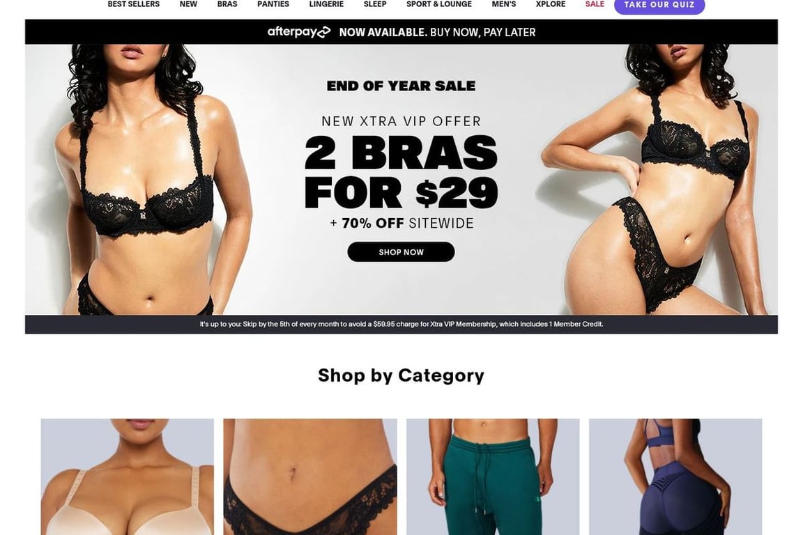 Lingerie Afterpay  List of Stores that sell Lingerie & offer Afterpay