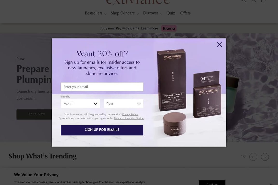 NEOSTRATA & Exuviance homepage