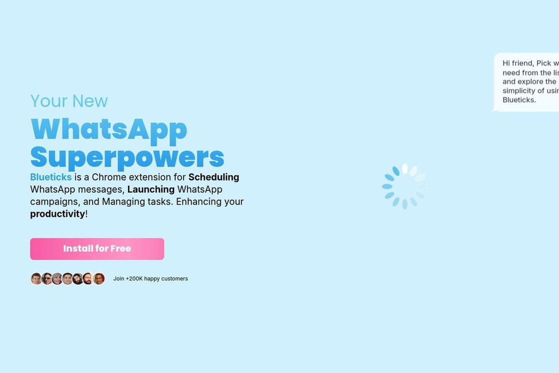 Blueticks homepage
