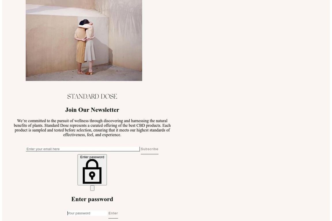 Standard Dose homepage