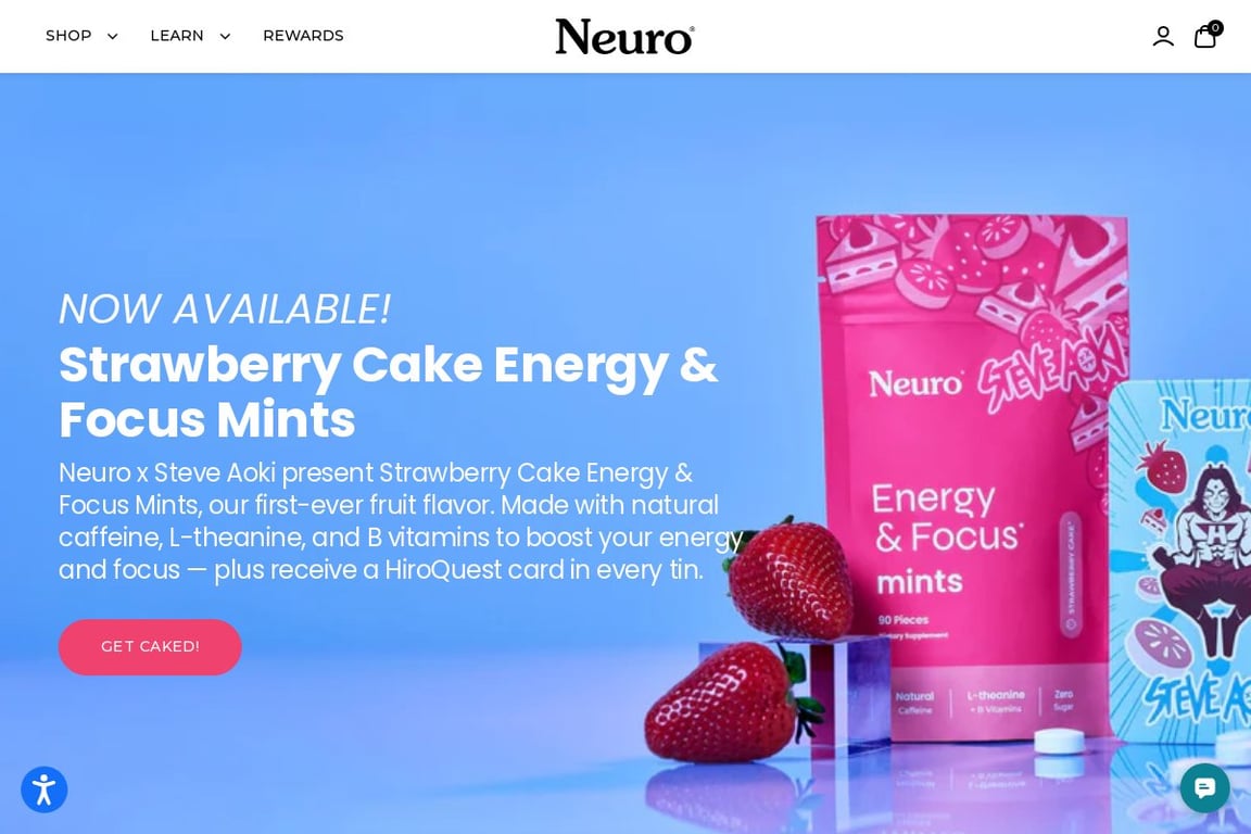 NeuroGum homepage