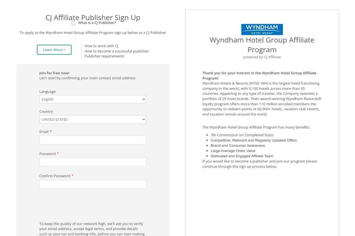 UKLG_Travelodge affiliate program signup page